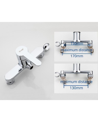 Гигиенический душ со смесителем Frap H41 F2041 Хром