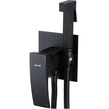 Гигиенический душ со смесителем Gappo G07-6 G7207-6 Черный матовый