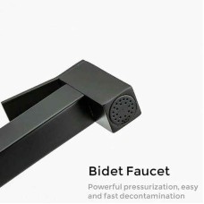 Гигиенический душ со смесителем Gappo G17-6 G7217-6 Черный матовый