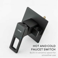 Гигиенический душ со смесителем Gappo G17-6 G7217-6 Черный матовый