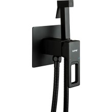 Гигиенический душ со смесителем Gappo G17-6 G7217-6 Черный матовый