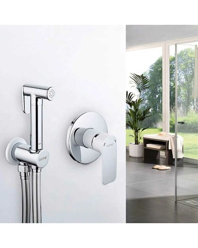 Гигиенический душ со смесителем Gappo Noar G7248 Белый Хром