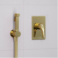Гигиенический душ со смесителем WasserKRAFT А71097 Золото