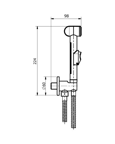 Гигиенический душ Koller Pool Round RNH001 Хром