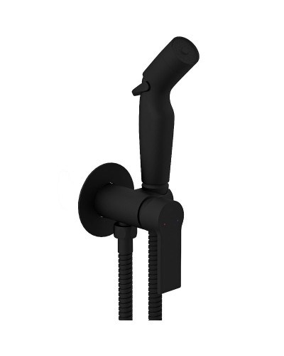 Гигиенический душ со смесителем Cersanit Brasko Black 64103 Черный матовый