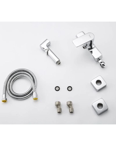 Гигиенический душ со смесителем Frap H71 F2071 Хром