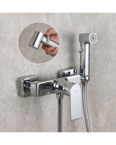 Гигиенический душ со смесителем Frap H71 F2071 Хром