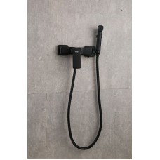 Гигиенический душ со смесителем Frap H71-6 F2071-6 Черный матовый
