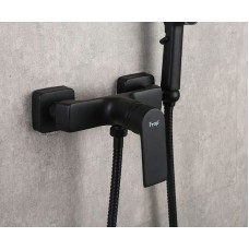 Гигиенический душ со смесителем Frap H71-6 F2071-6 Черный матовый