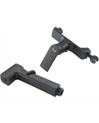 Гигиенический душ со смесителем Frap H71-6 F2071-6 Черный матовый