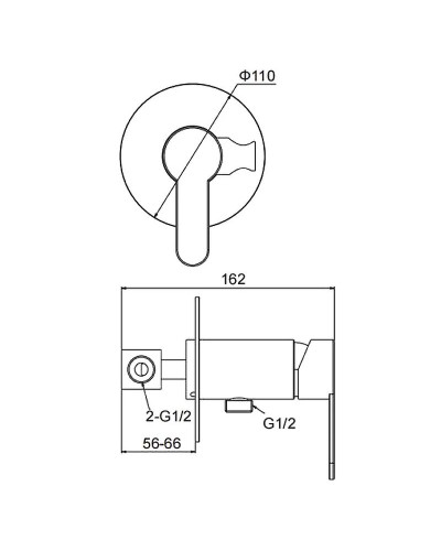 Гигиенический душ со смесителем Frap H801 F72801 Сатин