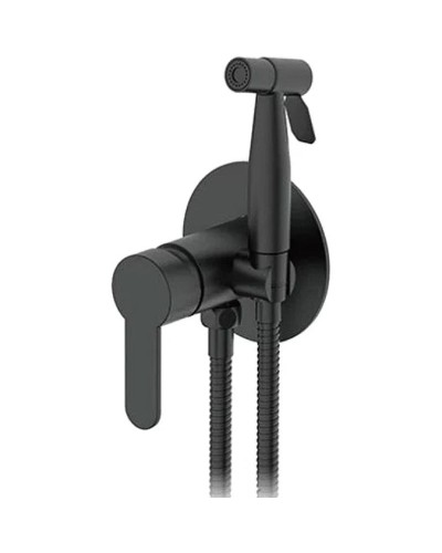 Гигиенический душ со смесителем Frap H801-6 F72801-6 Черный матовый