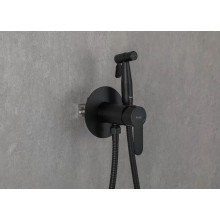 Гигиенический душ со смесителем Frap H801-6 F72801-6 Черный матовый