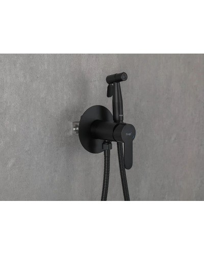 Гигиенический душ со смесителем Frap H801-6 F72801-6 Черный матовый