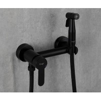 Гигиенический душ со смесителем Frap H801-6 F20801-6 Черный матовый