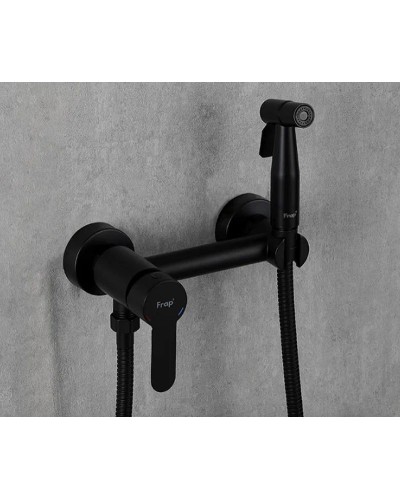 Гигиенический душ со смесителем Frap H801-6 F20801-6 Черный матовый