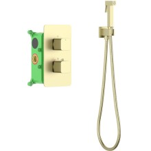 Гигиенический душ со смесителем Timo Petruma 5089/17SM Золото матовое