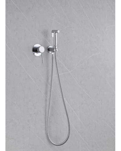 Гигиенический душ со смесителем Abber Emotion AF8825 Хром