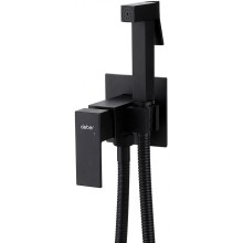 Гигиенический душ со смесителем Abber Daheim AF8226B Черный матовый