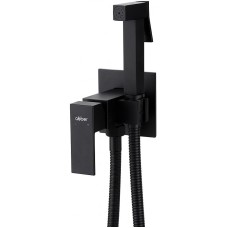 Гигиенический душ со смесителем Abber Daheim AF8226B Черный матовый