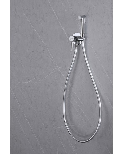 Гигиенический душ со смесителем Abber Wasser Kreis AF8125 Хром