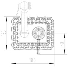Гигиенический душ со смесителем Bronze de Luxe Windsor 10136 Бронза