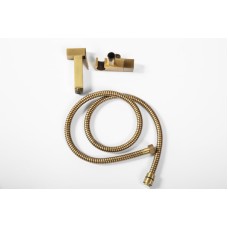 Гигиенический душ с гибким шлангом 120см держателем и запорным вентилем CEZARES CZR-L-DIF-02
