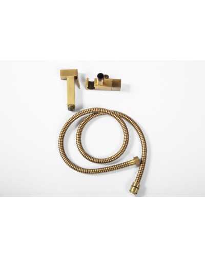 Гигиенический душ с гибким шлангом 120см держателем и запорным вентилем CEZARES CZR-L-DIF-02