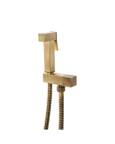 Гигиенический душ с гибким шлангом 120см держателем и запорным вентилем CEZARES CZR-L-DIF-02