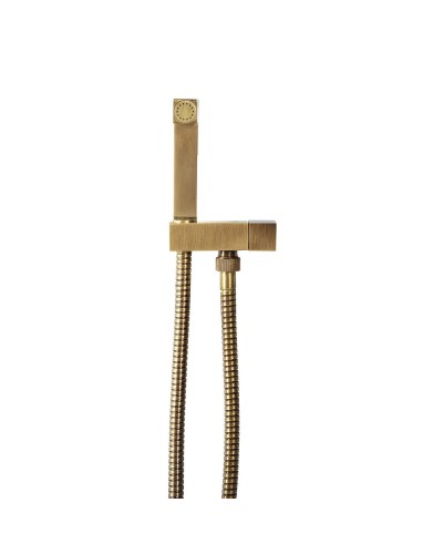 Гигиенический душ с гибким шлангом 120см держателем и запорным вентилем CEZARES CZR-L-DIF-02