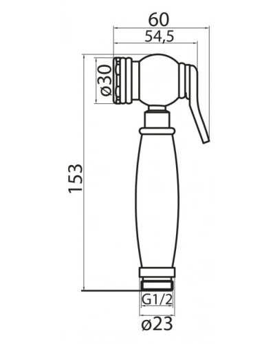 Гигиенический душ Cezares CZR-ID4-02