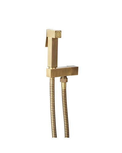 Гигиенический душ с гибким шлангом 120см держателем и запорным вентилем CEZARES CZR-L-DIF-02