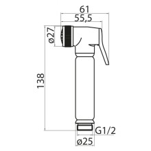 Гигиенический душ Cezares CZR-ID5-02
