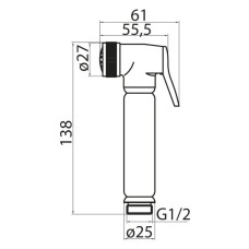 Гигиенический душ Cezares CZR-ID5-02
