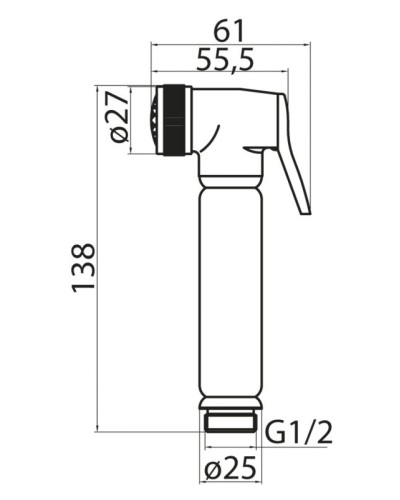 Гигиенический душ Cezares CZR-ID5-02