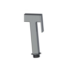 Лейка для гигиенического душа WONZON & WOGHAND, Темный графит (WW-88PQ02-BGM)