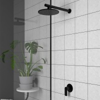 Кронштейн для верхнего душа Paini 50PZ745TT35 Черный матовый