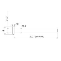 Кронштейн для верхнего душа Ravak 703.00 X07P179 Хром