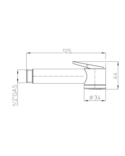 Гигиеническая лейка Bossini Paloma B00442.030