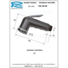 Гигиеническая лейка Remer 332ORNE