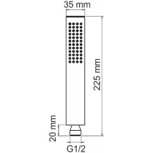 Ручной душ WasserKRAFT A103 Хром