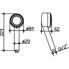 Душевая лейка KEUCO Edition 300 54980010300