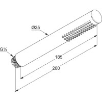 Ручной душ Kludi Nova Fonte 3912005-00 Хром