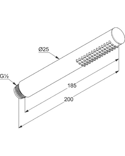 Ручной душ Kludi Nova Fonte 3912005-00 Хром