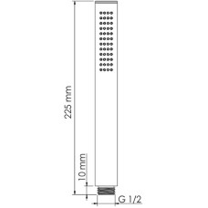 Ручной душ WasserKRAFT A137 Хром