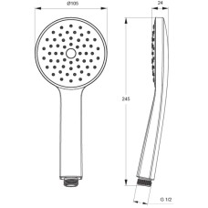 Ручной душ IDDIS 0401F00i18