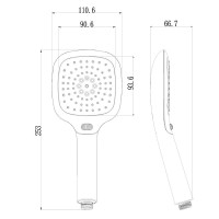 Ручной душ Lemark LM1013Black Черный