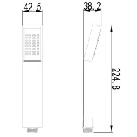 Ручной душ Lemark LM8011C Хром