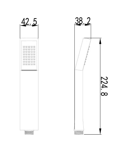 Ручной душ Lemark LM8011C Хром