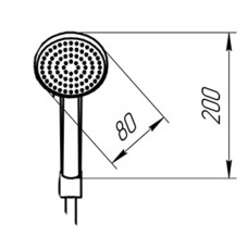 Ручной душ Paini Torino TRCR155 Хром